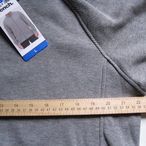 Bench Urbanwear Men's Full Zip Tencel Jacket Long Sleeves, gray, L (0990) - Picture 4 of 10